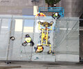 The Hydraulica 1200-B installing glass at Beetham Tower