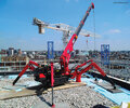UNIC URW-295 mini spider crane on rooftop